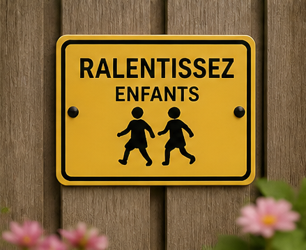 Ralentissez enfants